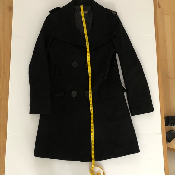 Black wool coat - Picture 4 of 7
